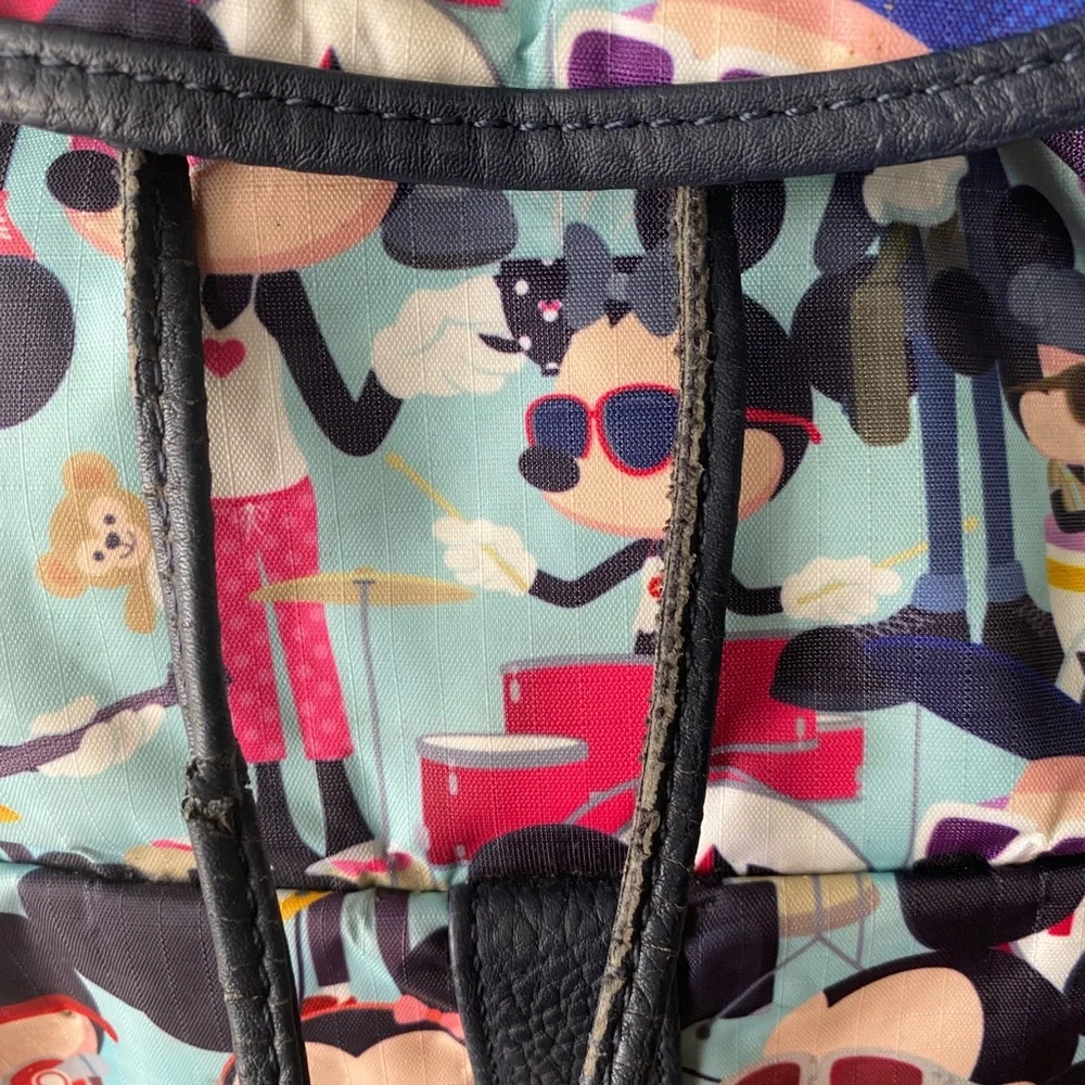 Disney Parks Hipster Mickey Minnie Drawstring Backpack Jerrod Maruyama